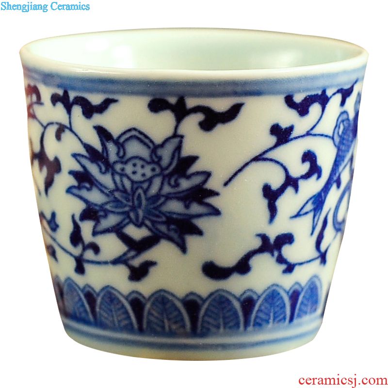 Jingdezhen ceramic jars home 20 jins 30 jins 50 it chivalrous man altar wine bottle of household ceramic seal pot