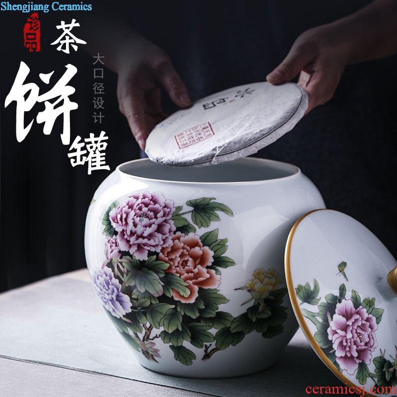 Jingdezhen porcelain ceramic teapot high-capacity cool large blue and white porcelain kettle cold girder teapot household kettle