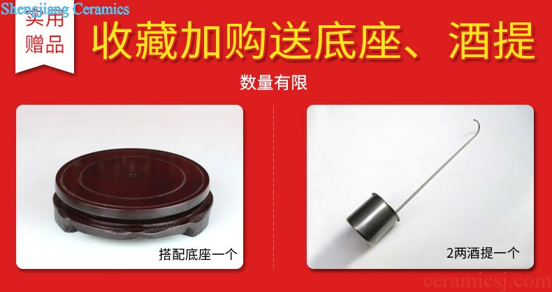 Jingdezhen ceramic barrel with cover home 20 jins 30 pack storage tank tea cake cylinder cylinder tank sealing ricer box