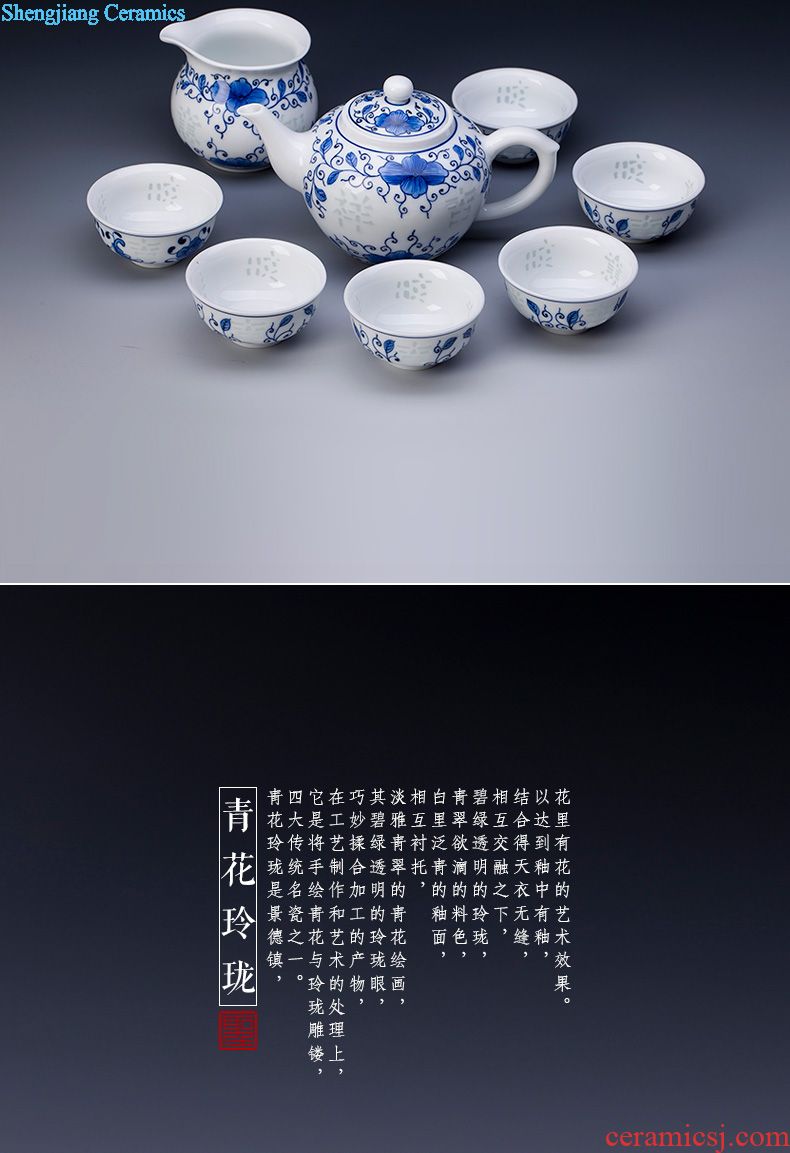 Santa teacups hand-painted ceramic kungfu pastel lad sample tea cup cup all hand of jingdezhen tea service master cup