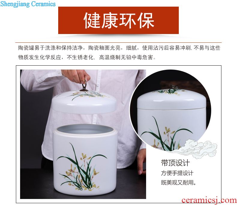 Vases, flower implement floret bottle of modern fashion flower receptacle jingdezhen ceramics household act the role ofing is tasted hand-painted flowers inserted