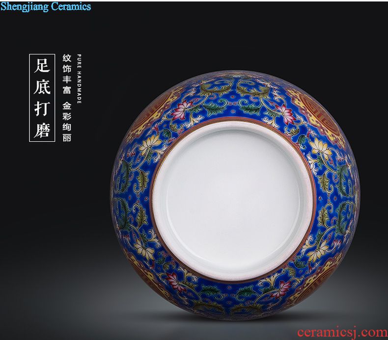 JingJun Jingdezhen ceramics Small hand-painted CiHu bird all hand teapot Kung fu tea set mini models