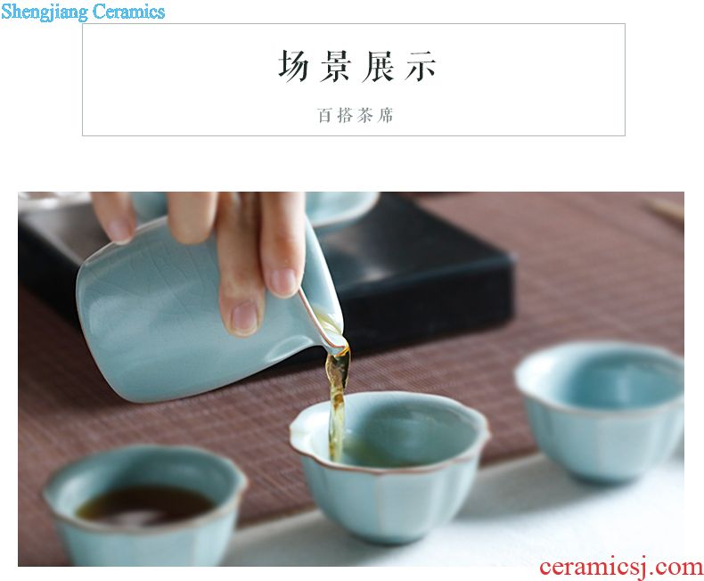 Three frequently hand-painted master of blue and white porcelain cup Tea foam glaze sample tea cup kung fu tea TZS323 ceramic cup