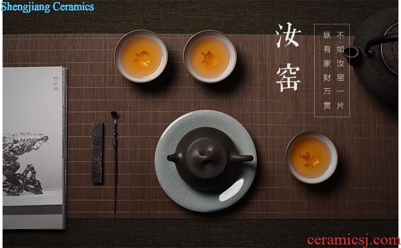 JingJun jingdezhen ceramics hand-painted kung fu tea tea tea pot of single pot of ink in the 1