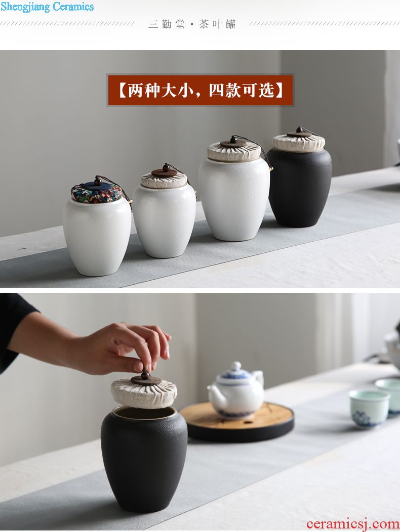 The three frequently the cup pad small jingdezhen ceramic pot cup saucer metal glaze cup mat kung fu tea spare parts