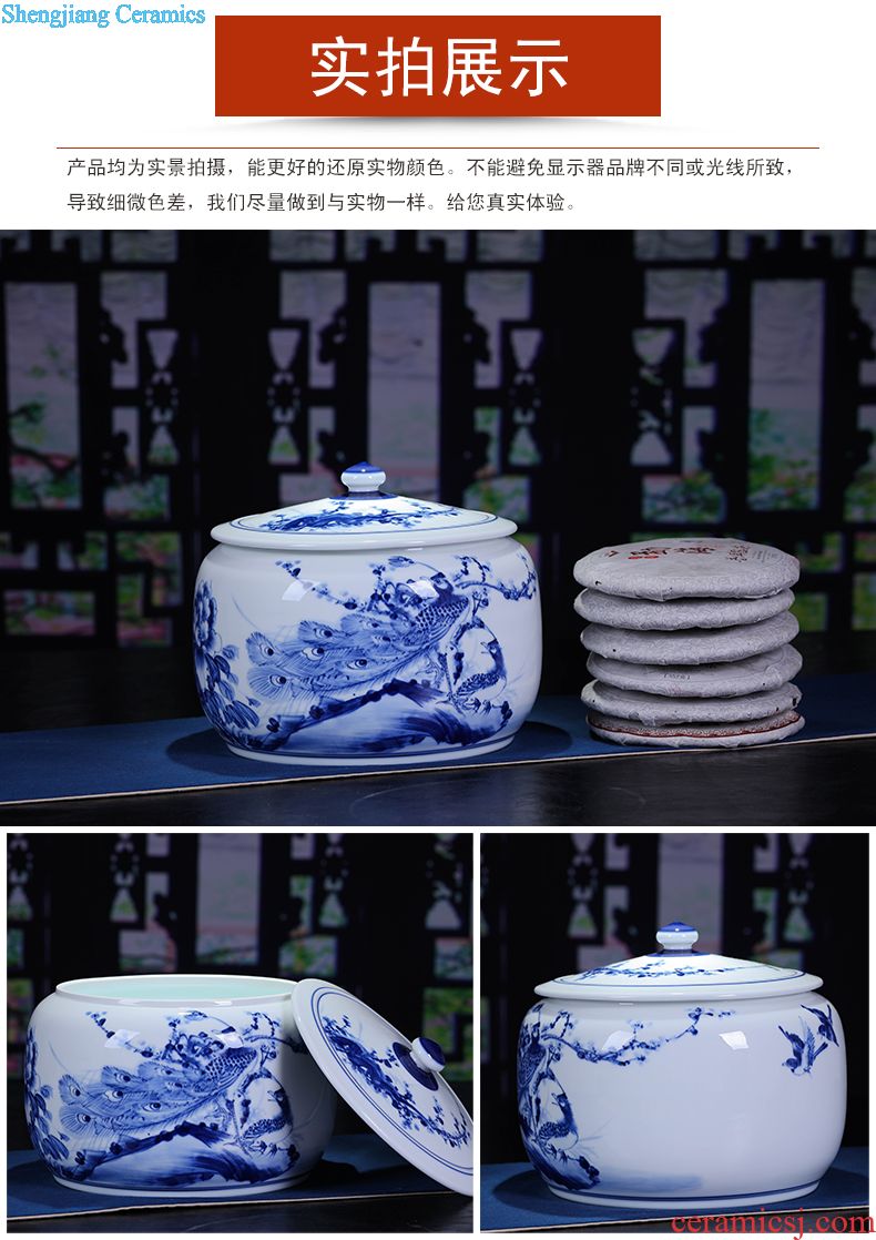 Restoring ancient ways of jingdezhen blue and white porcelain vase zen art ceramics vase flower creative office furnishing articles