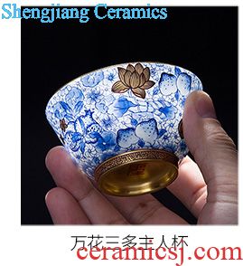 A clearance rule Ceramic large jingdezhen blue and white 24 filial piety big bowl hand-painted teacup manual green bowl