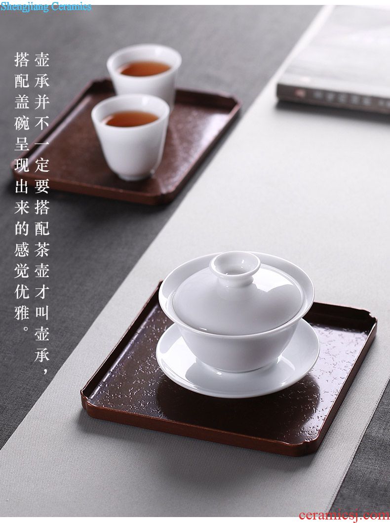 Drink to burn gold cup kiln Japanese handmade ceramic cup small tea cup kung fu tea set