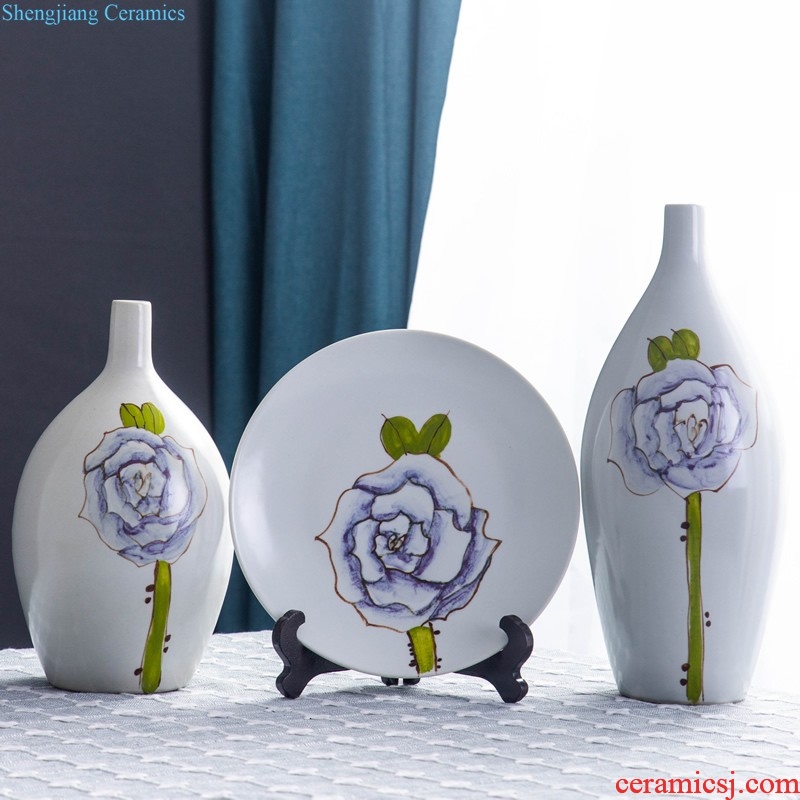 Jingdezhen ceramic animal furnishing articles white couple bird magpie household act the role ofing is tasted creative arts and crafts gift sitting room