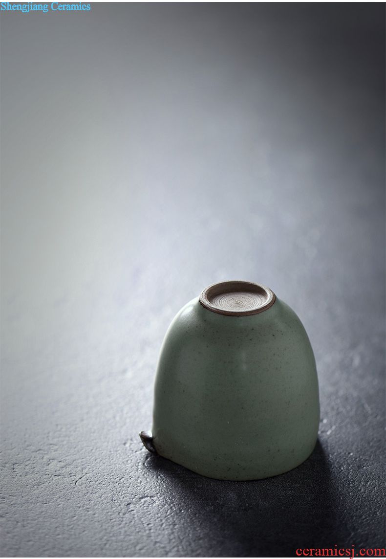 JingJun Tureen ceramic cups large only three bowl full manual hand-sketching kung fu tea bowl of jingdezhen blue and white