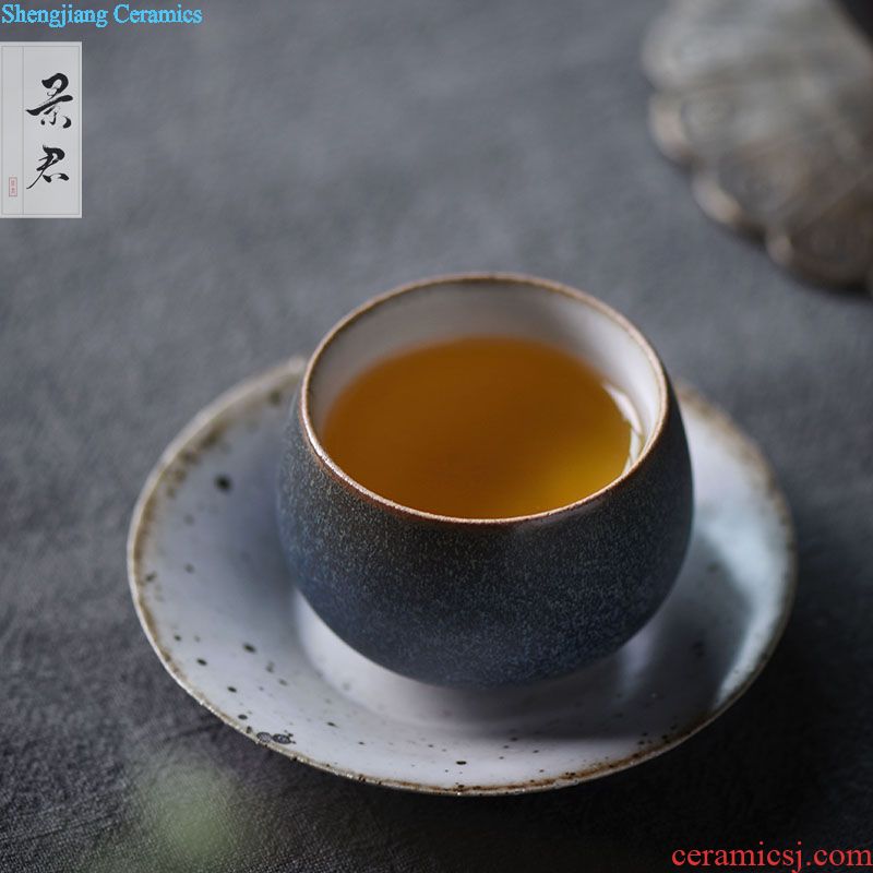 JingJun Jingdezhen hand-painted teapot Colored enamel porcelain kung fu tea set single pot of tea tea