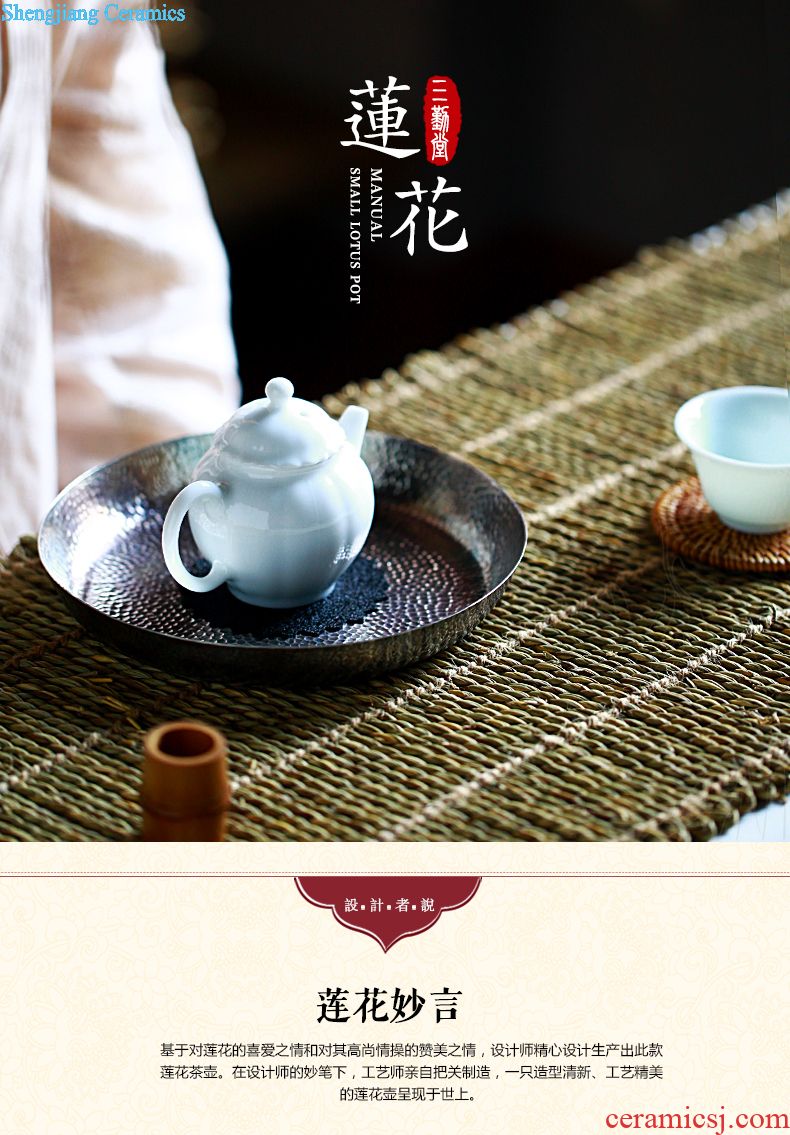 Three frequently hand-painted porcelain tea set Jingdezhen ceramic household gift S13005 tureen the whole trip
