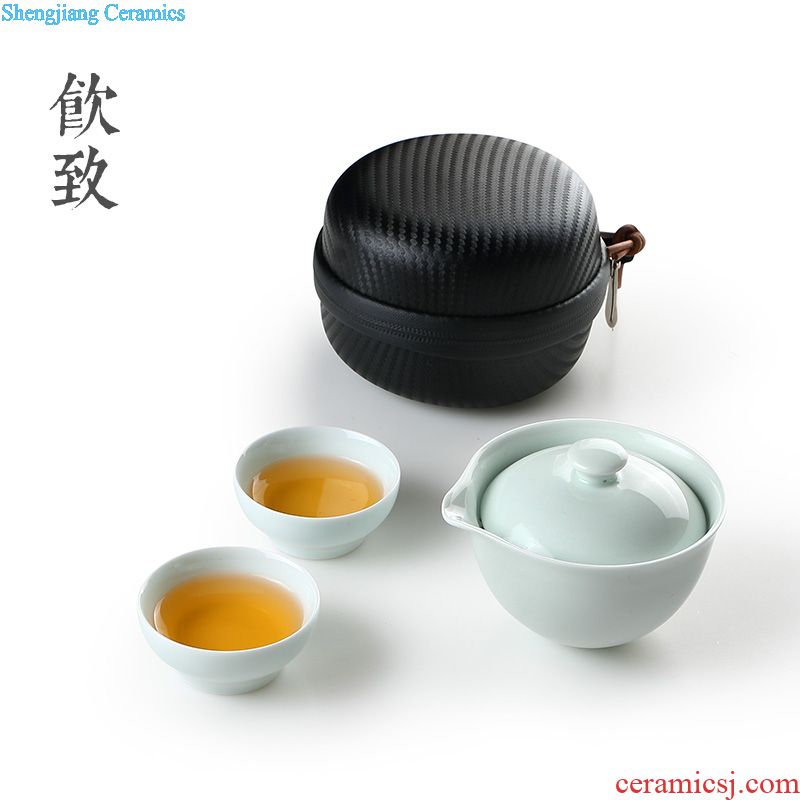 Drink to iron bearing ceramic glaze kiln pot dry plate of a pot pad supporting dry tea pot mat tea ceremony with zero