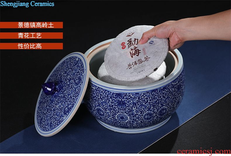 Jingdezhen famous masterpieces ceramic hand-painted pastel the ancient philosophers picture porcelain antique porcelain send leadership furnishing articles in the living room