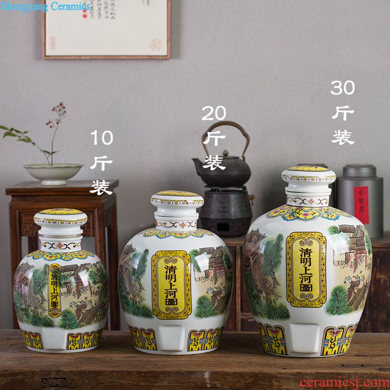 Apple jingdezhen ceramic tea pot ceramic mini moisture storage POTS small POTS with cover seal pot