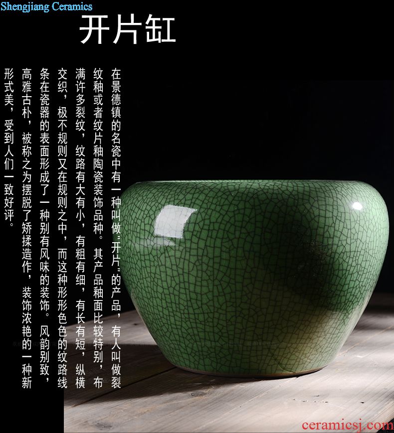 Jingdezhen ceramic manual pick flower vases, flower arranging furnishing articles household act the role ofing is tasted the sitting room porch decoration craft porcelain