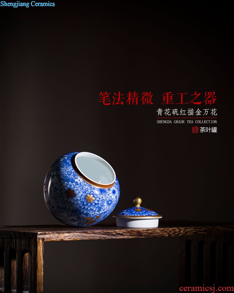 Holy big ceramic antique Ming chenghua bucket color seems as long as three years of master cup all hand jingdezhen kung fu tea cups