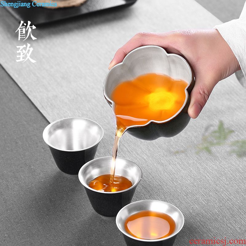Drink to antique pot bearing work platform jingdezhen ceramics by hand pot of circular dry foam tray of Japanese store pot pad