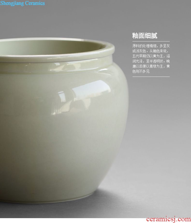 Drink to Coarse TaoHua apparatus zen Japanese flower dried flowers floral size ceramic vases, home furnishing articles