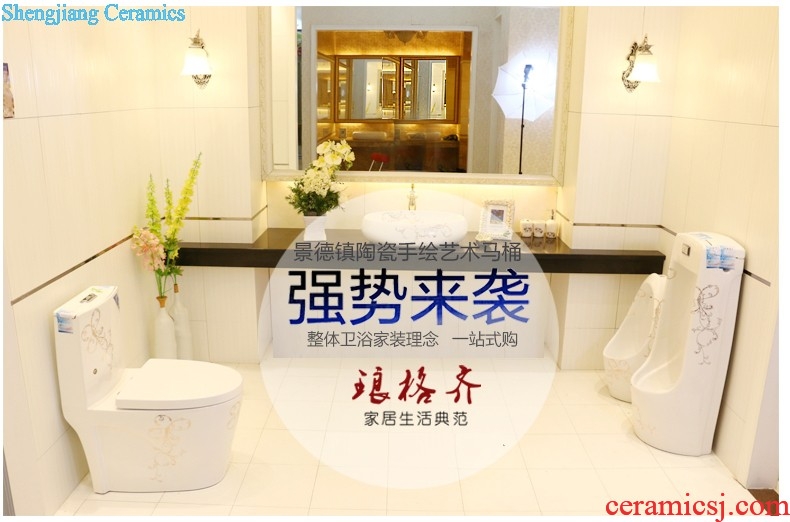 Toilet sanitary toilets siphon type household implement water-saving odor-proof slow down ceramic toilet