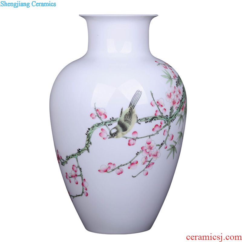 Mesa of jingdezhen blue and white porcelain ceramic flower vases furnishing articles home sitting room adornment retro flower implement process