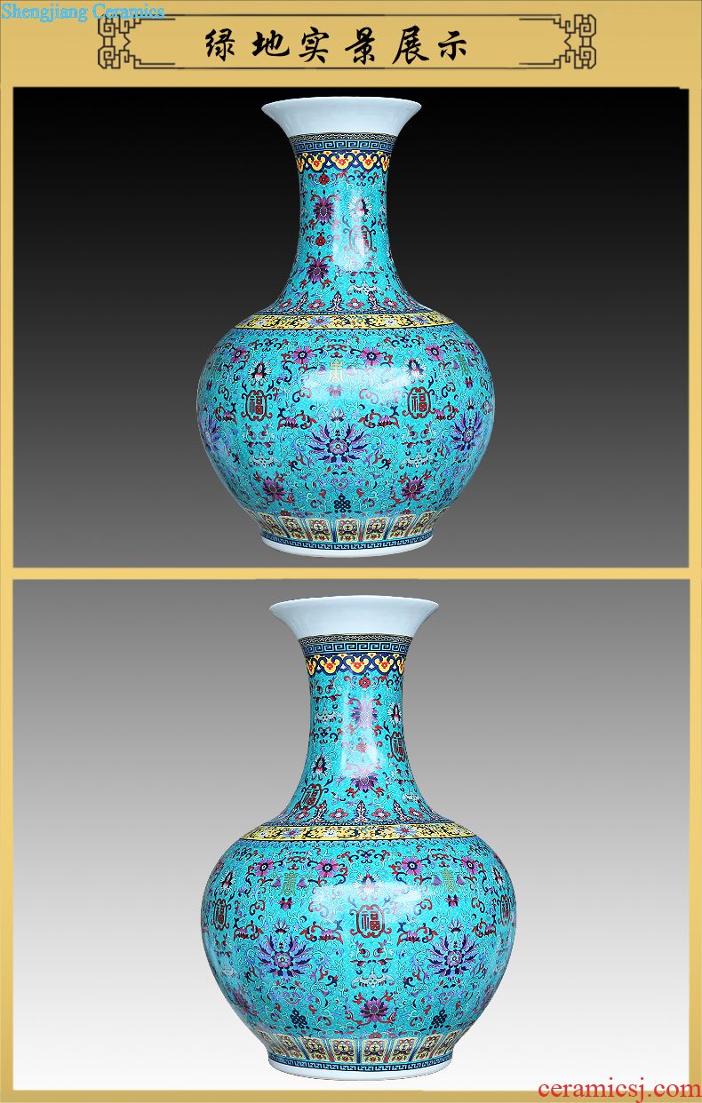 Archaize dragon pattern of blue and white porcelain vase household act the role ofing is tasted the modern jingdezhen ceramics handicraft furnishing articles in the living room