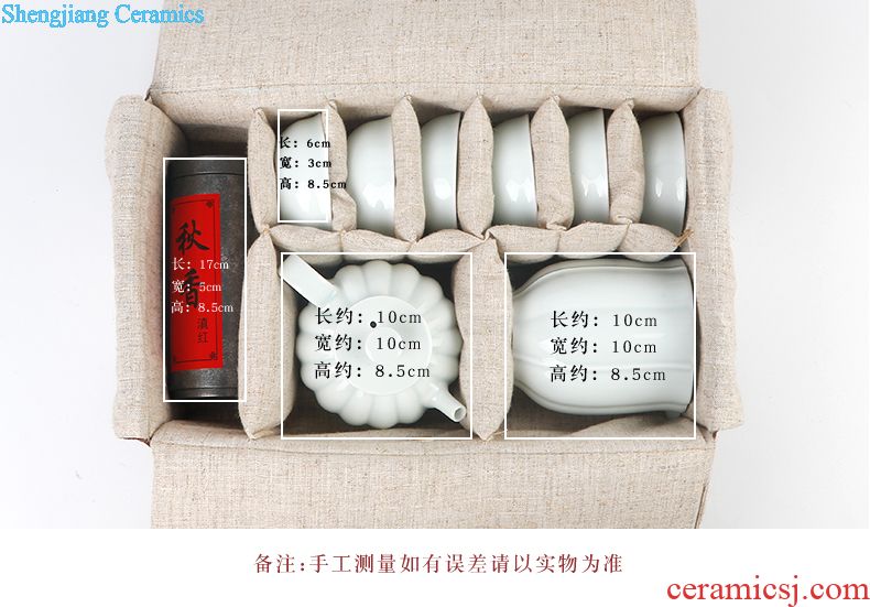 Three frequently variable kung fu tea cups Jingdezhen ceramic sample tea cup masters cup tea set personal S42157 single cup
