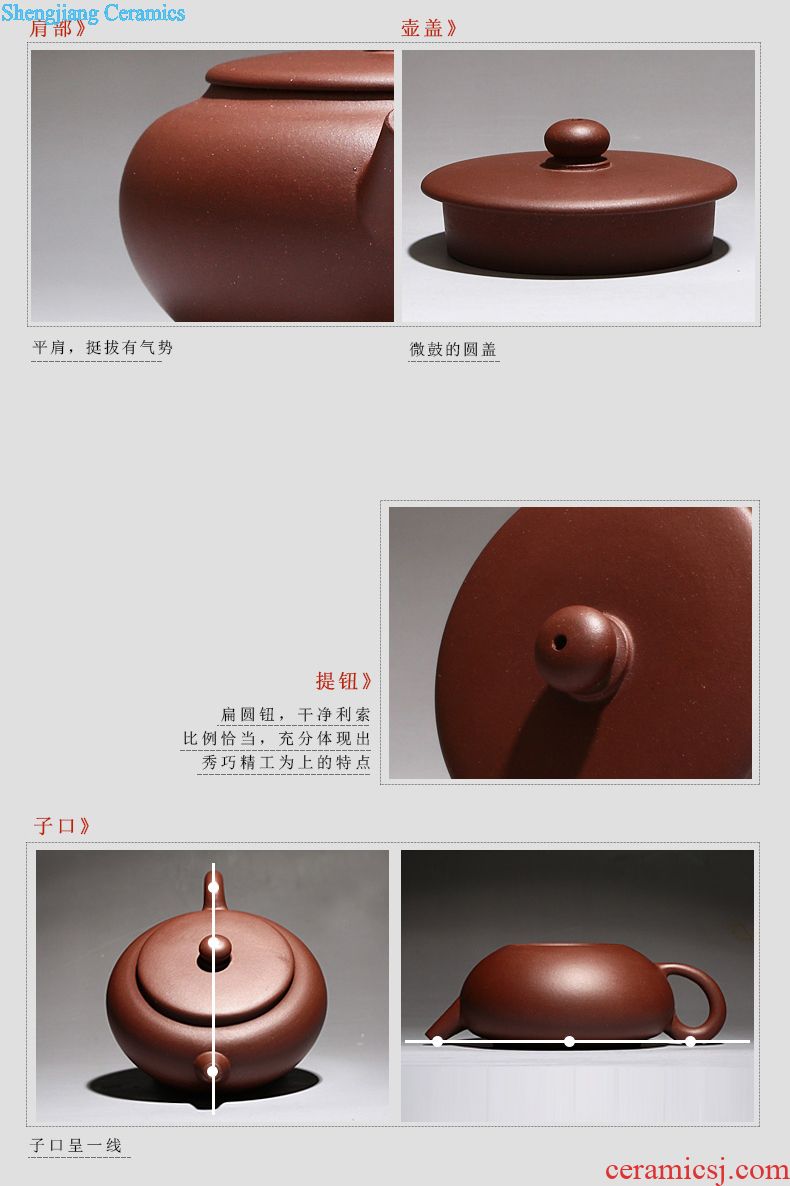 The three frequently imitation kiln jingdezhen ceramic fair mug kung fu tea set and manual points tea is tea S34012 sea