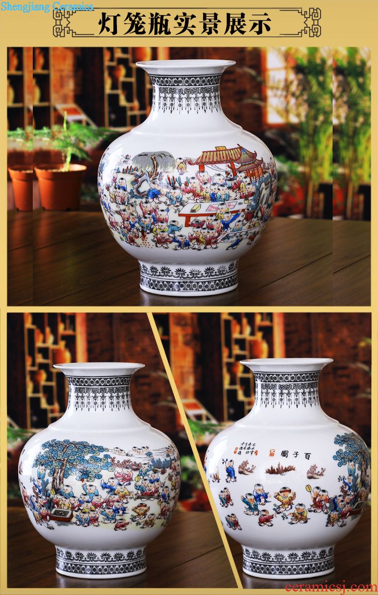 Jingdezhen blue and white ceramics gold fish tank water shallow tortoise cylinder ashtray pen XiCha washing handicraft furnishing articles in the living room