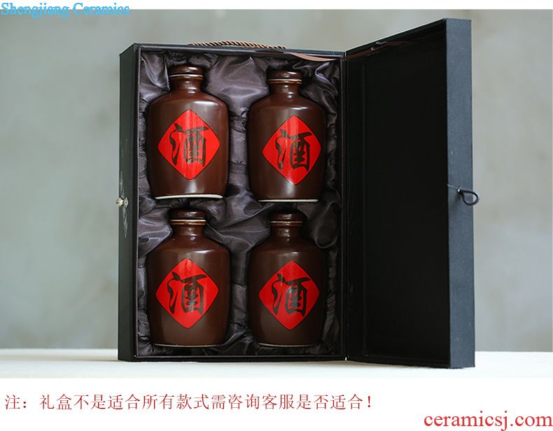 Hand-painted jingdezhen ceramic barrel ricer box 40 kg pack household storage tank moistureproof cylinder tank storage rice jar with cover