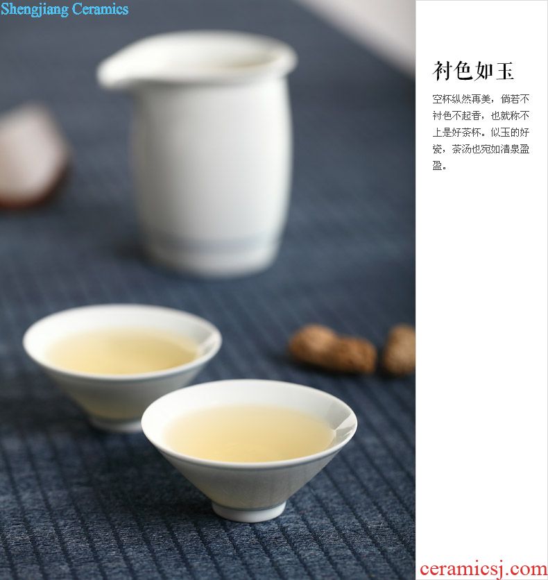 Drink to kiln are recommended iron lid cover supporting Japan buy ceramic tea set tea kungfu tea set zero with four color