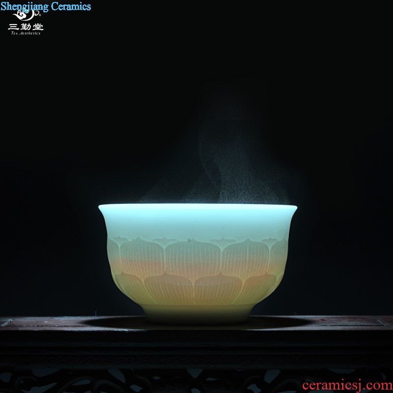 The three frequently your kiln jingdezhen ceramic sample tea cup open piece of kung fu tea cups S44003 masters cup single cup