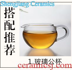 Three frequently metal glaze sample tea cup Jingdezhen ceramic kung fu tea set personal single cup size hand master cup