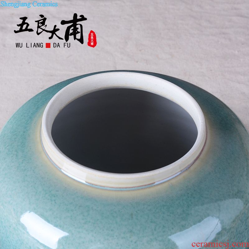 Jingdezhen archaize jar 10 jins 20 jins 30 jins 50 kg to big it household GuanPing sealing ceramic liquor