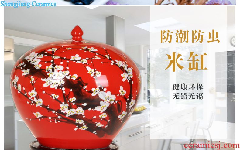 Jingdezhen ceramic bottle creative furnishing articles suit household gifts bulk alcohol altar wine A kilo deacnter