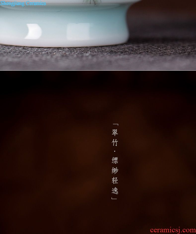 St the ceramic kung fu tea master cup hand-painted archaize sweet tea and tea light blue tie up branches of jingdezhen tea service