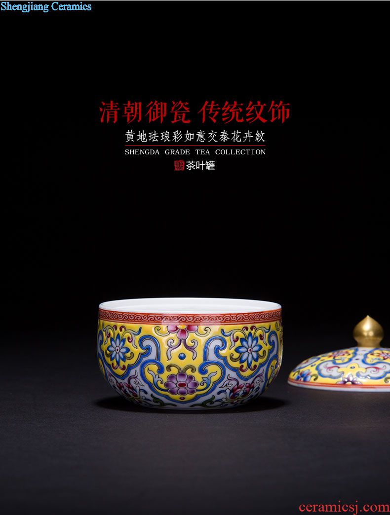 St teacups hand-painted porcelain of the eight big ceramic kung fu mountain man thought figure single cup sample tea cup of jingdezhen tea service