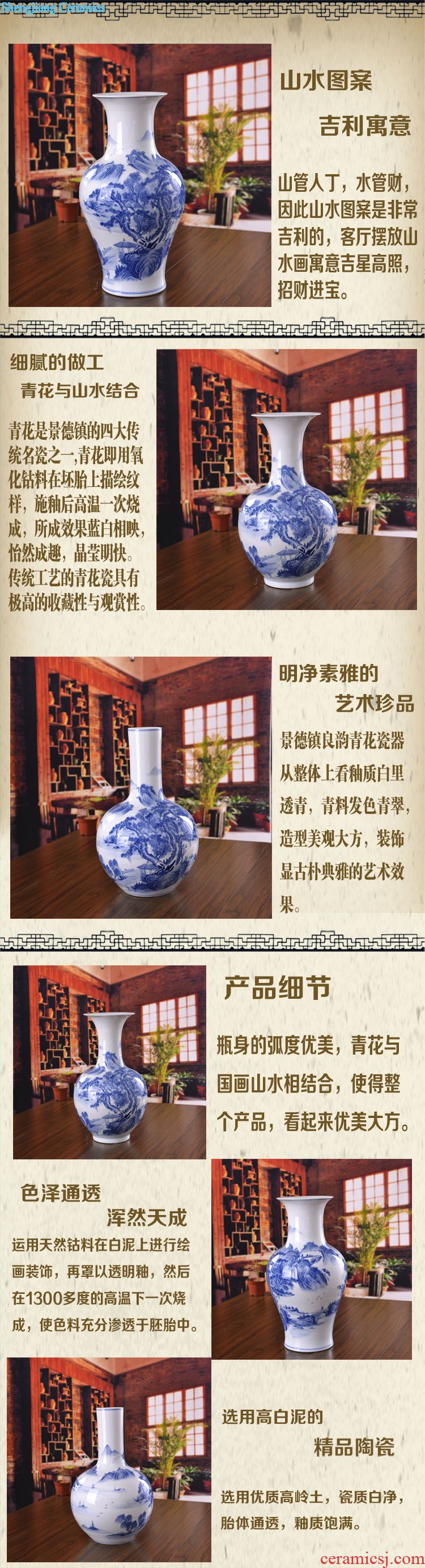 Antique porcelain of jingdezhen ceramics general storage tank can candy jar sealed cans sitting room place household act the role ofing is tasted