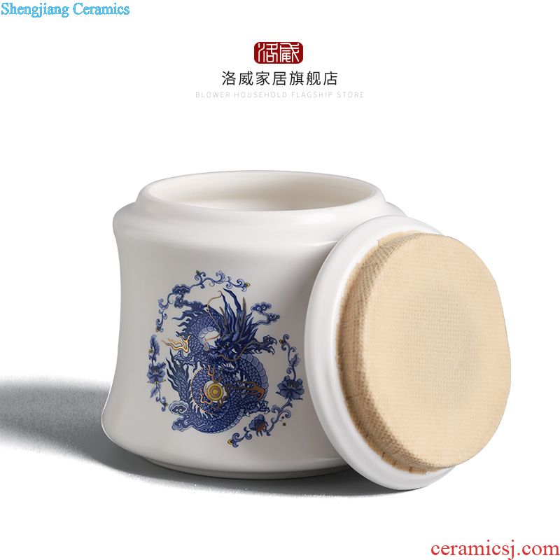 Jar ceramic household of Chinese style restoring ancient ways bubble it hip wine bottle wine jingdezhen earthenware liquor