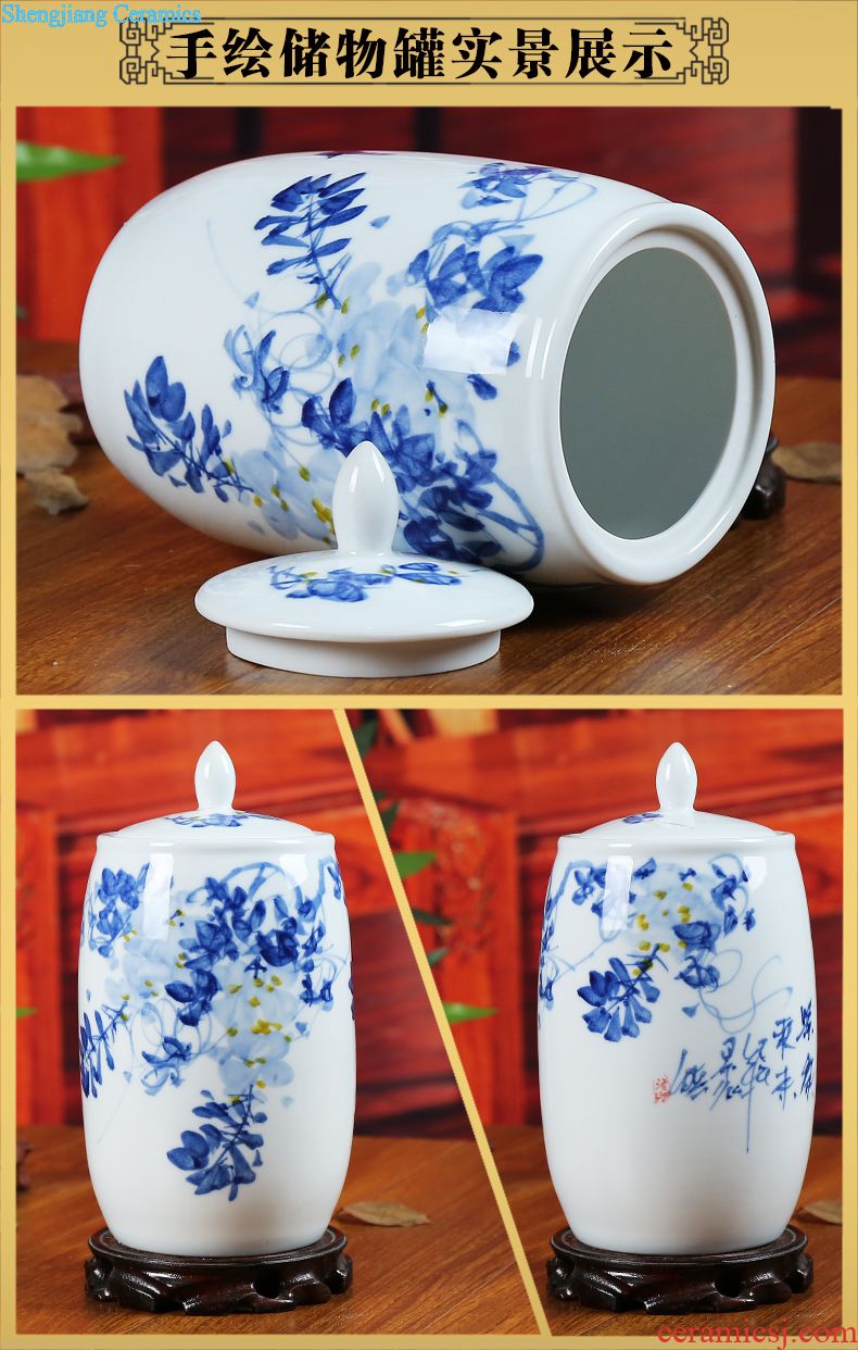 Jingdezhen ceramics in bone porcelain vase glair contracted sitting room place modern household gift ornament