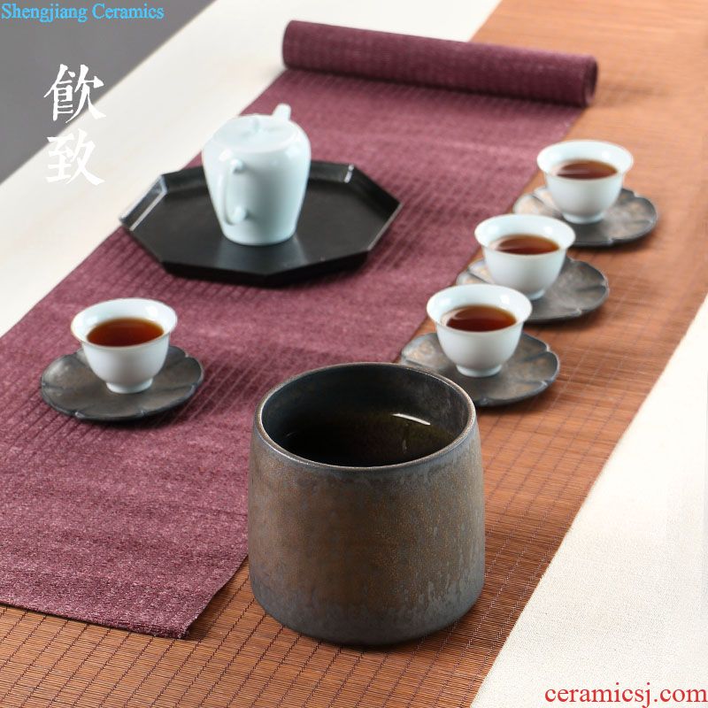 Drink to silver household ceramic cups tea tasted silver gilding master cup kung fu tea tea set large bowl with single cup