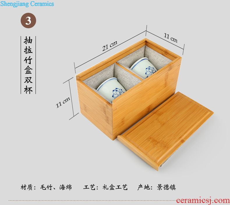 Three frequently hall are recommended a pot of two cups of tea set suit portable package tea ST1032 jingdezhen ceramic travel