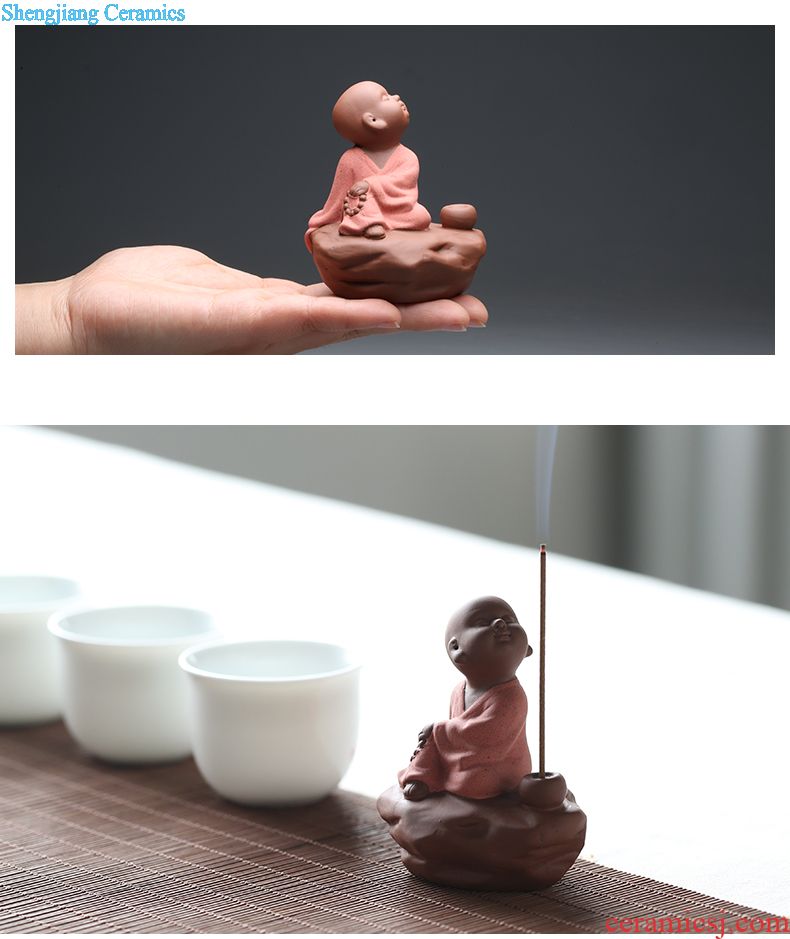 Three frequently hall your kiln ceramic fair mug) suit jingdezhen kung fu tea tea set points, greedy cup S34005