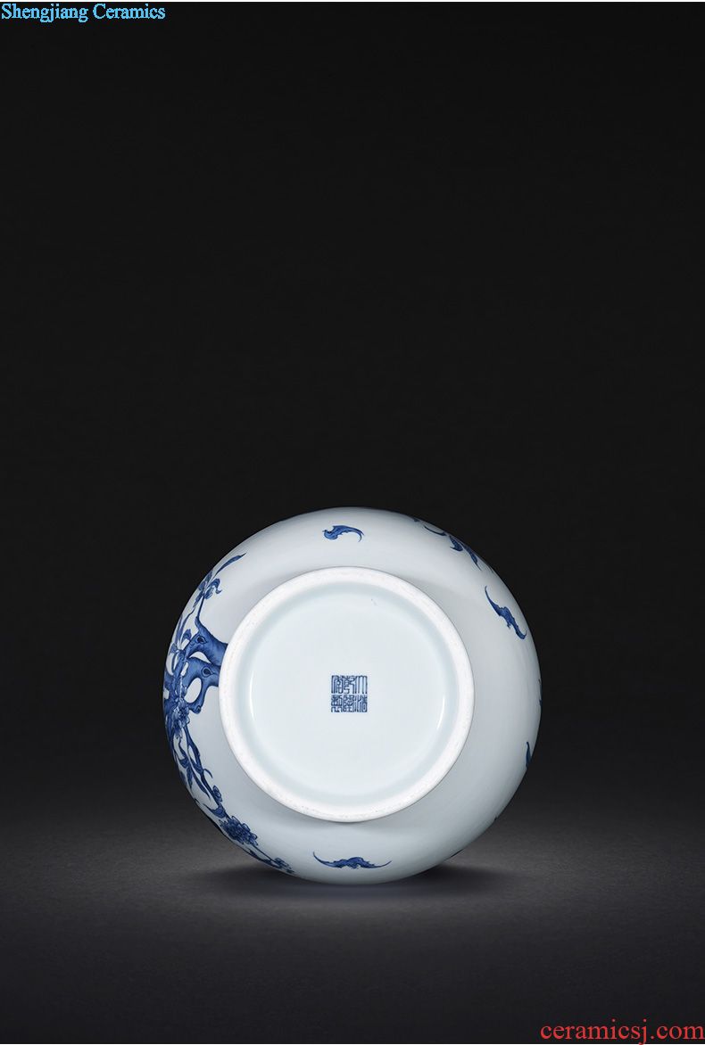 JingJun Jingdezhen ceramics Hand painted blue and white Sample tea cup kung fu tea cups