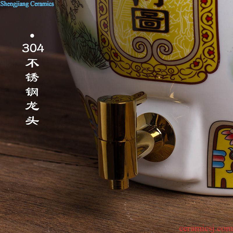 Apple jingdezhen ceramic tea pot ceramic mini moisture storage POTS small POTS with cover seal pot