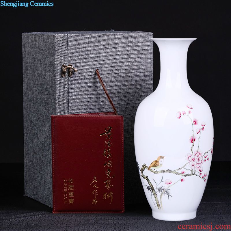 Jingdezhen ceramics imitation qing qianlong youligong wax gourd vases, the sitting room porch decoration of Chinese style household furnishing articles