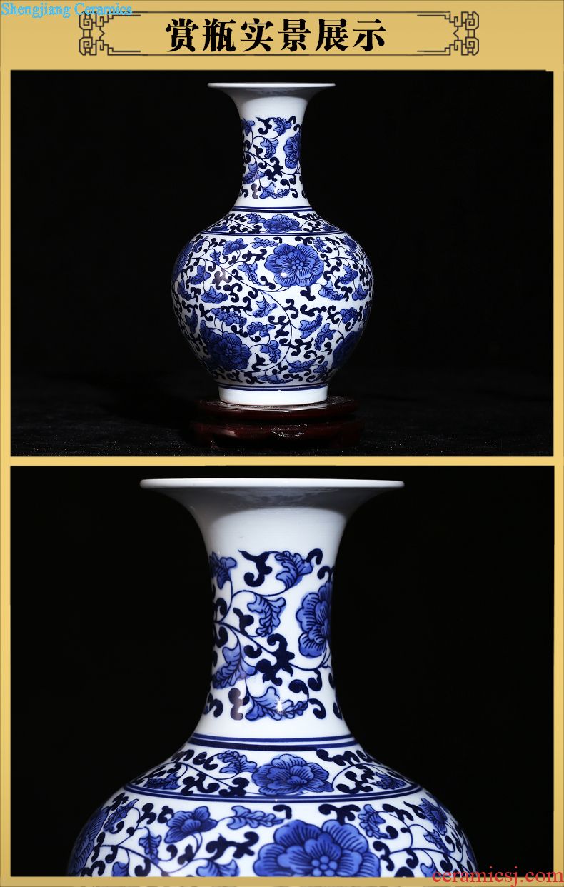 Jingdezhen ceramics creative jun porcelain vase classical household act the role ofing is tasted sitting room decoration crafts modern furnishing articles