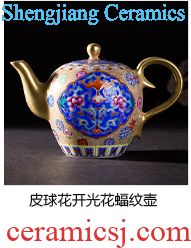 Clearance rule ceramic kung fu tea master cup hand-painted pastel radish cabbage cylinder cup jingdezhen tea cup