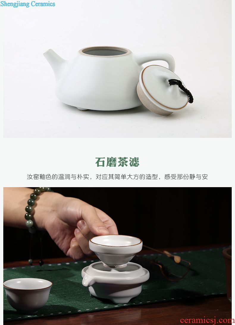 The three frequently your kiln tureen jingdezhen ceramic cups kung fu tea bowl tea, only three cup bowl S14004