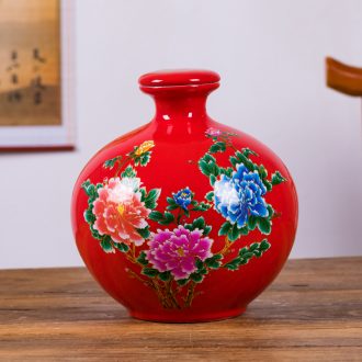 Jingdezhen ceramic wine temperature restoring ancient ways of Chinese style household liquor warm hip flask glass a small handleless wine cup wine suits hot hip flask